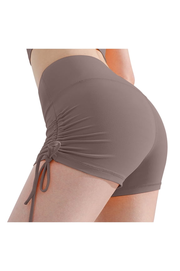 Women's High Waist Booty Shorts Scrunch Butt Lifting Bikini Swimsuit Bottom Casual Gym Workout Yoga Hot Pants
