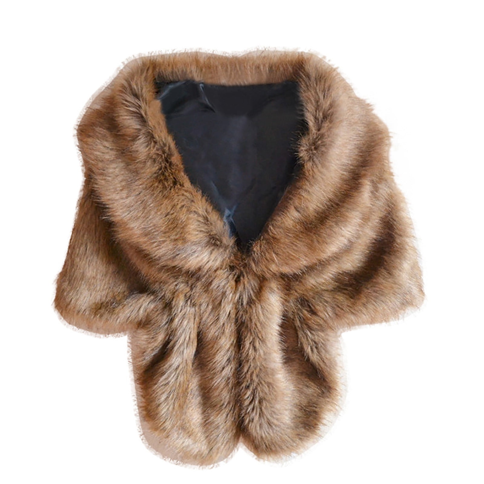 faux fur shawls for bridesmaids