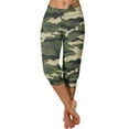 thumbnail image 1 of WMTBSRSW Women's Yoga Capris Pants Camo Print Elastic Waisted Jogger Pants Loose Soft Workout Pants Outdoor Sports Casual Pants with Pockets, 1 of 6