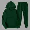 thumbnail image 1 of WMTBSRSW Womens 2 Piece Outfits Solid Lounge Hoodie Sweatsuit Sets Oversized Sweatshirt Relax Fall Comfy Jogger Sweatpants No Pockets, 1 of 7