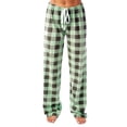 thumbnail image 1 of WMTBSRSW Womens Plaid Pajama Pants Comfy High Waist Sleep Pants Casual High Waist Wide Leg Pj Bottoms Loose Plus Size Lounge Trousers Green2, 1 of 4