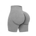 thumbnail image 1 of WMTBSRSW Workout Impact Shorts for Women Scrunch Butt Lifting Shorts Seamless Biker Shorts Compression Yoga Shorts, 1 of 2