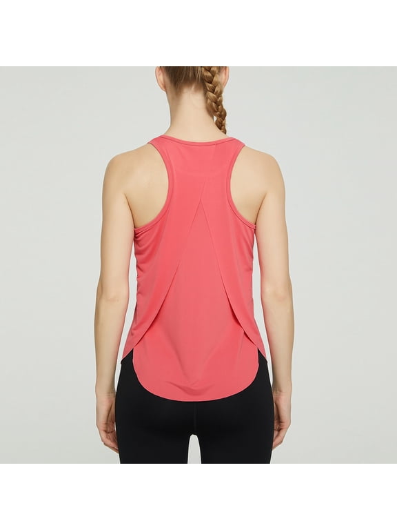 Workout Tank Tops for Women Sleeveless Athletic Running Loose Fit Yoga Tops Outdoors Active Crewneck Sports Gym Exercise Clothes