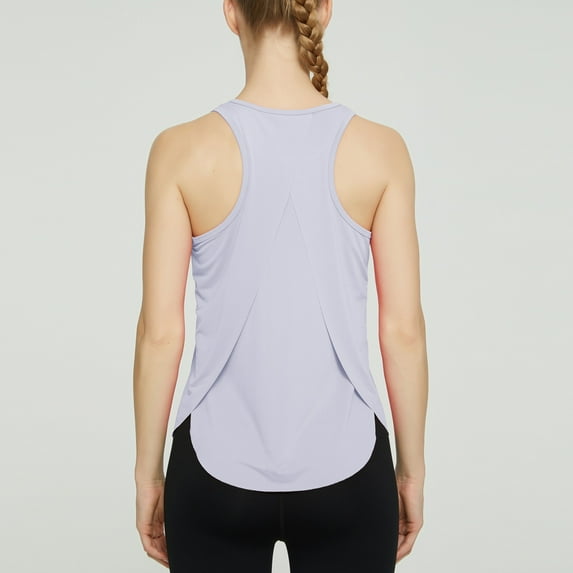 WMTBSRSW Workout Tank Tops for Women Sleeveless Athletic Running Loose Fit Yoga Tops Outdoors Active Crewneck Sports Gym Exercise Clothes