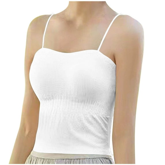 WMTBSRSW Y2k Tank Tops for Womens Summer 2025 Trendy Sleeveless Backless Pleated Camisoles Built in Bar Lounge Ventilate Vests