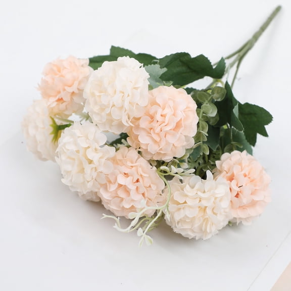 WMTOKK Artificial Button Chrysanthemum Flower, Decorative Silk Flower Arrangement For Wedding Home Table Vase Decoration (Style 4)