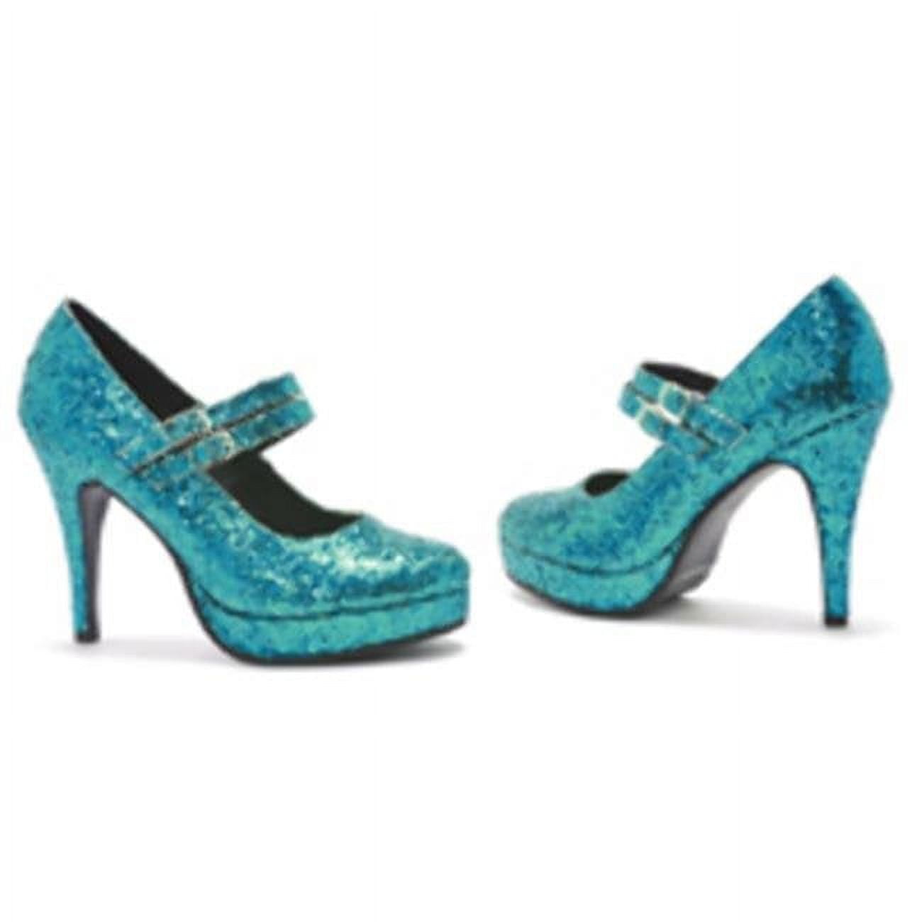 Blue hotsell glitter pumps