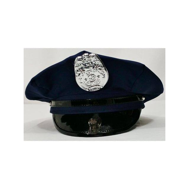 WMU 563840 Blue Cloth Police Hat with Vinyl Visor and ''Special Police'' Badge