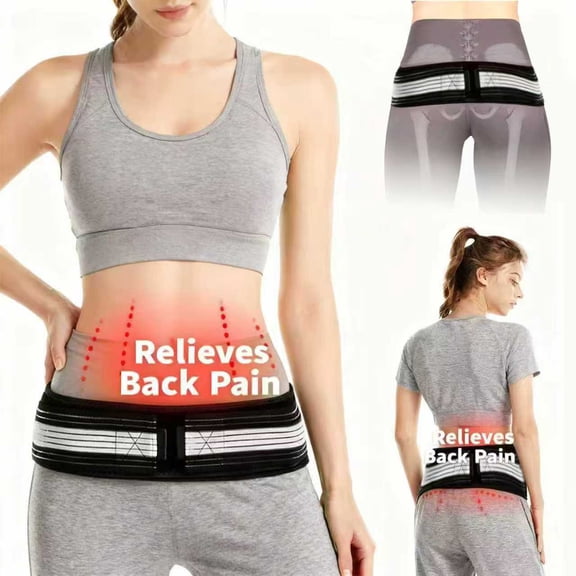 Sacroiliac SI Joint Belt for Pelvic & Hip Support – Adjustable Stability Belt for Sitting, Walking & Daily Activities – Non-Slip, Low-Profile Design for Men & Women