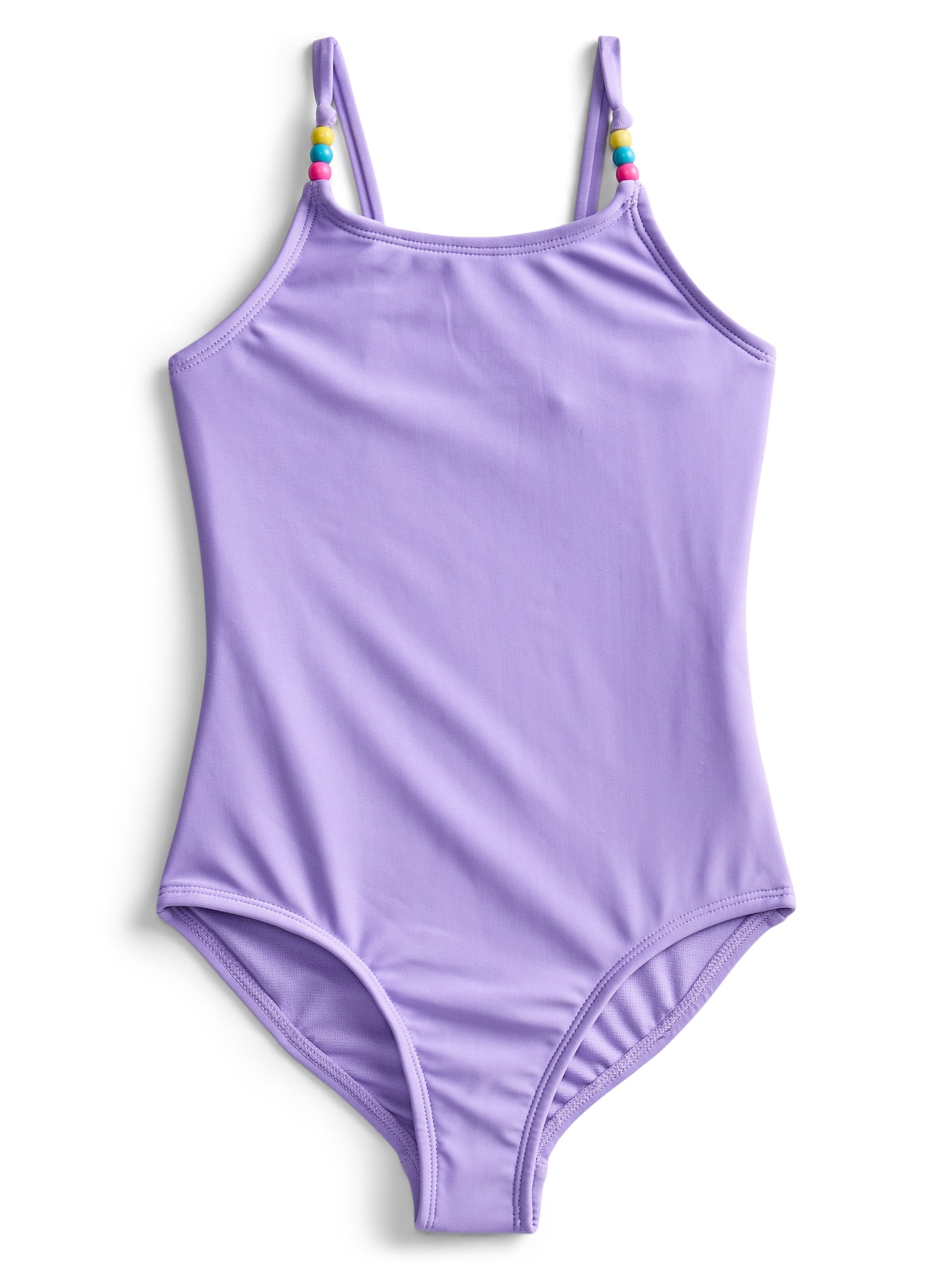 Wonder Nation Girls One-Piece Swimsuit with UPF 50+, Sizes 4-18 & Plus