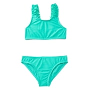 Girls Everyday Bikini Swim Set with UPF 50+, 2-Piece, Sizes 4-18