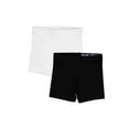 thumbnail image 1 of Wonder Nation Girls Bike Short, 2-Pack, Sizes 4-18 & Plus, 1 of 5