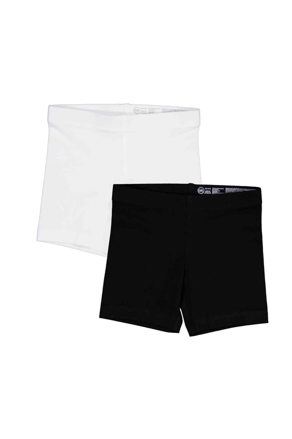 Girls 2-Pack Bike Short, Sizes 4-18 & Plus