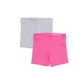 thumbnail image 1 of Wonder Nation Girls Bike Short, 2-Pack, Sizes 4-18 & Plus, 1 of 5