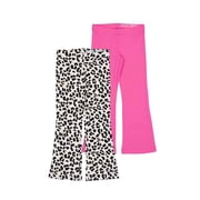 Wonder Nation Girls Flare Legging, 2-Pack, Sizes 4-18 & Plus