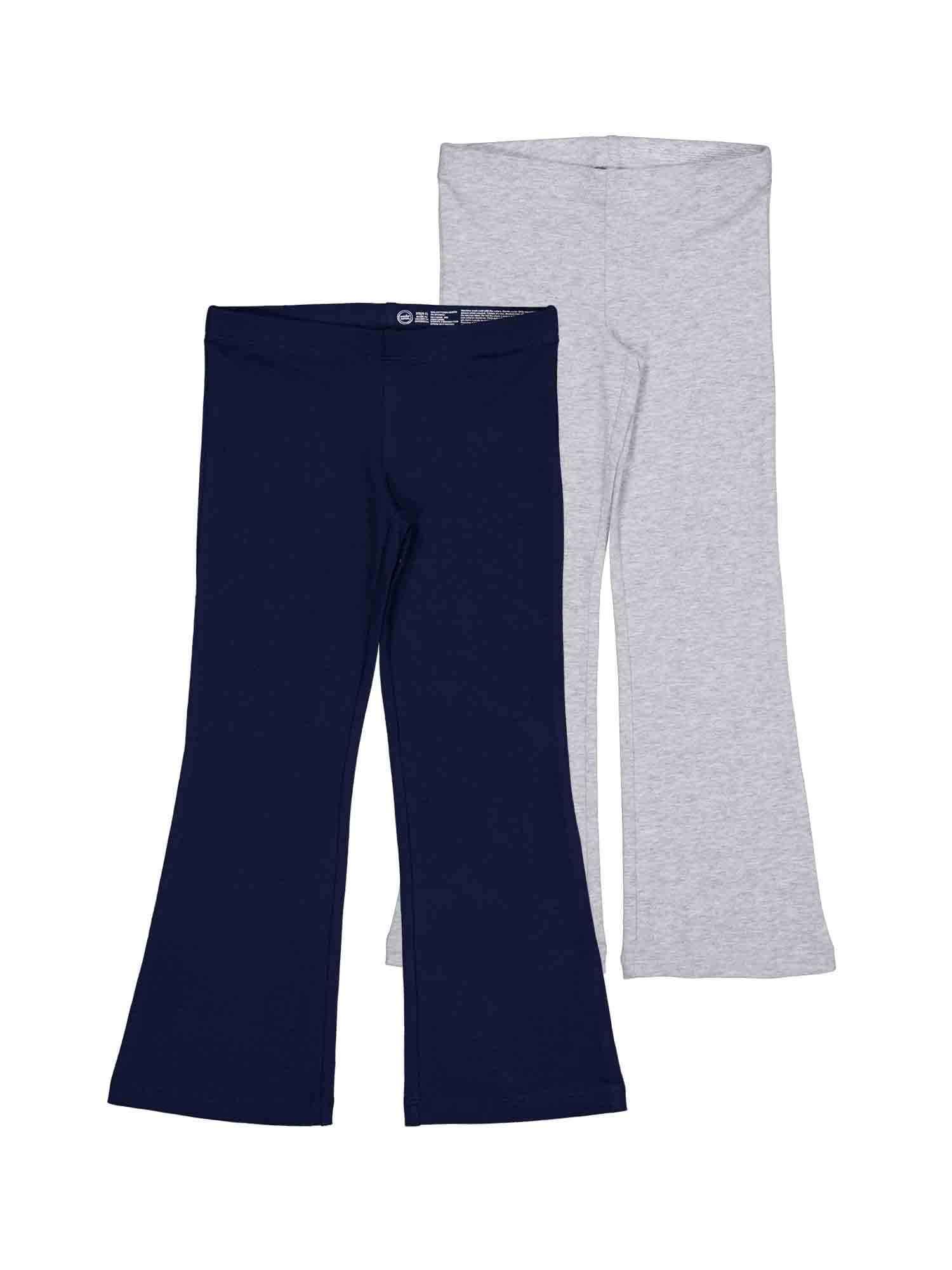 Wonder Nation Girls Flare Legging, 2-Pack, Sizes 4-18 & Plus