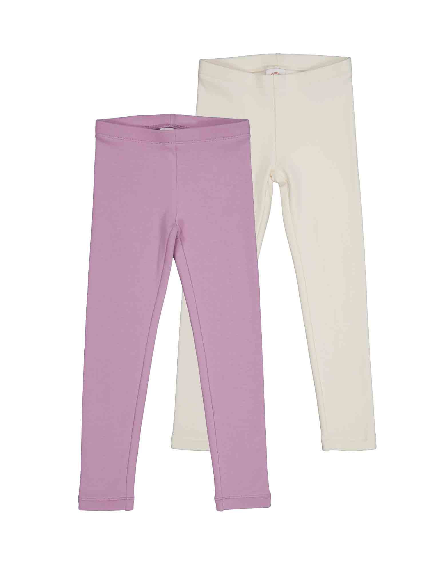 Wonder Nation Girls Fleece Leggings, 2 Pack, Sizes 4-18 & Plus ...