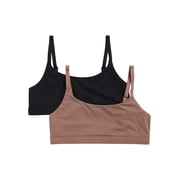 Girls 2 Pack Fit Stretch Crop Sizes XS-2XL