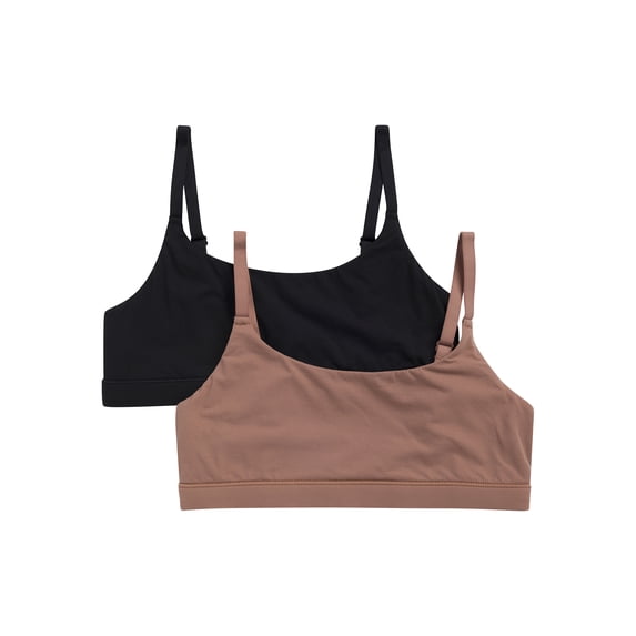 Girls 2 Pack Fit Stretch Crop Sizes XS-2XL