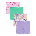 thumbnail image 1 of Wonder Nation Girls Bike Short, 4-Pack, Sizes 4-18 & Plus, 1 of 5