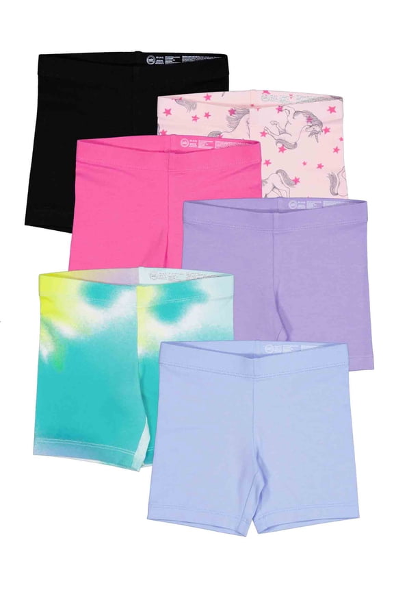 Girls 6-Pack Bike Short, Sizes 4-18 & Plus