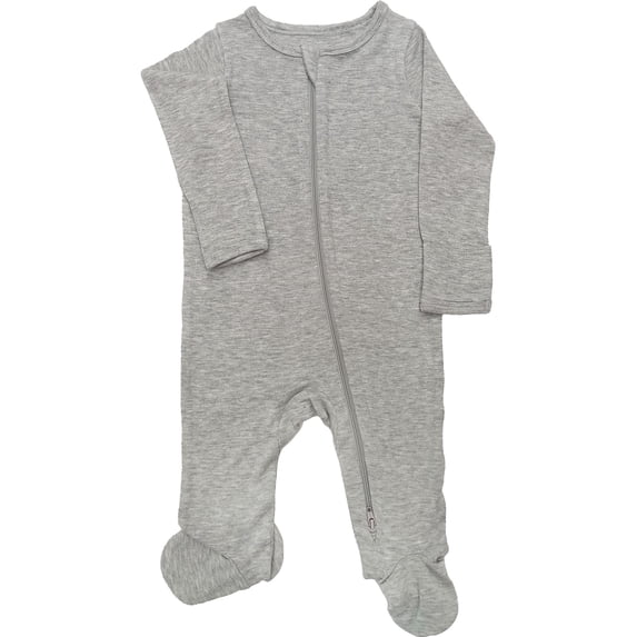 Wonder So Soft Modal by Wonder Nation Baby Unisex Two-Way Zipper Footed Sleep N Play Pajamas, Sizes Preemie-6/9 Months