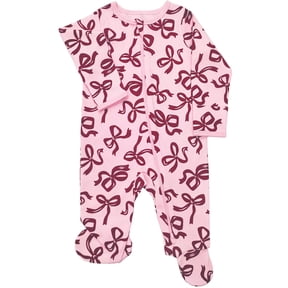 Wonder Nation Baby Gender Neutral Zip Front Footed Sleep N Play Pajamas, Sizes Preemie-6/9 Months