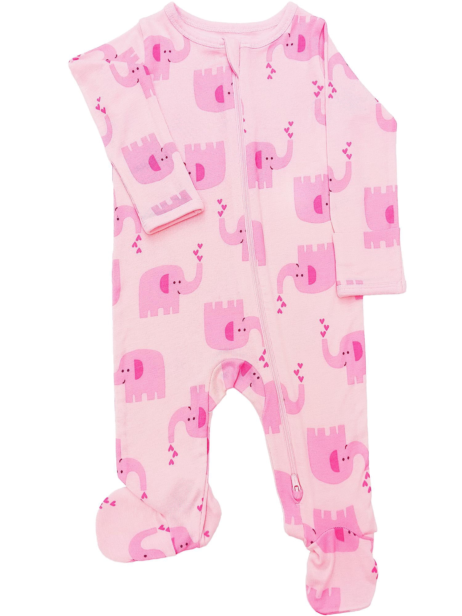 Wonder So Soft Modal by Wonder Nation Baby Unisex Two-Way Zipper Footed Sleep N Play Pajamas, Sizes Preemie-6/9 Months