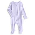 thumbnail image 1 of Wonder So Soft Modal by Wonder Nation Baby Unisex Two-Way Zipper Footed Sleep N Play Pajamas, Sizes Preemie-6/9 Months, 1 of 3