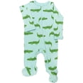 thumbnail image 1 of Wonder Nation Baby Gender Neutral Zip Front Footed Sleep N Play Pajamas, Sizes Preemie-6/9 Months, 1 of 1