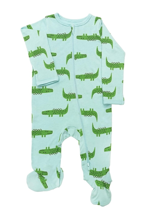 Baby Gender Neutral Zip Front Footed Sleep N Play Pajamas, Sizes Preemie-6/9 Months