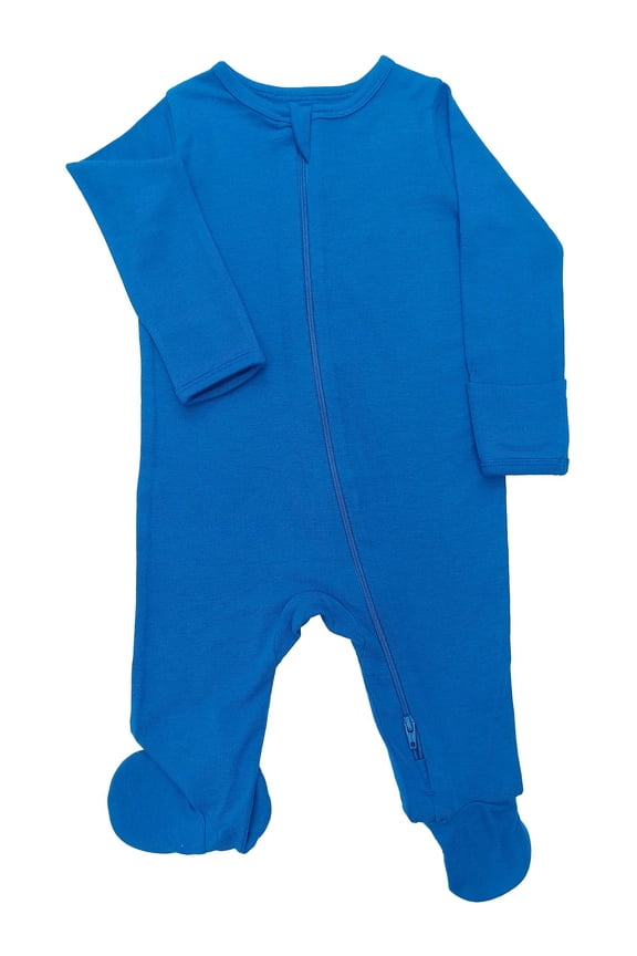 Baby Gender Neutral Zip Front Footed Sleep N Play Pajamas, Sizes Preemie-6/9 Months