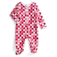 thumbnail image 1 of Wonder Nation Organic Cotton Baby Unisex Zip Front Footed Sleep N Play Pajamas, Sizes Preemie-6/9 Months, 1 of 3