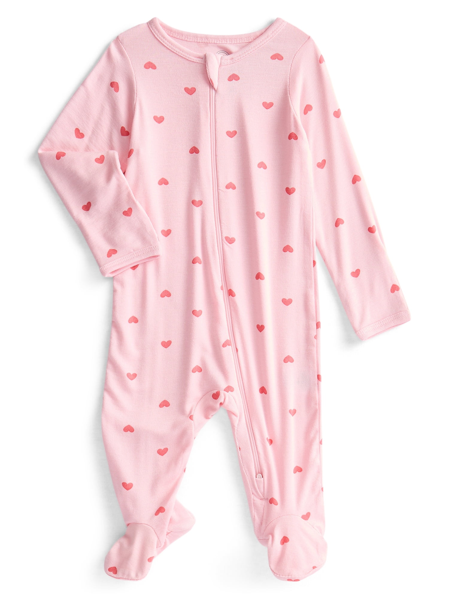 Wonder So Soft Modal by Wonder Nation Baby Unisex Two-Way Zipper Footed Sleep N Play Pajamas, Sizes Preemie-6/9 Months