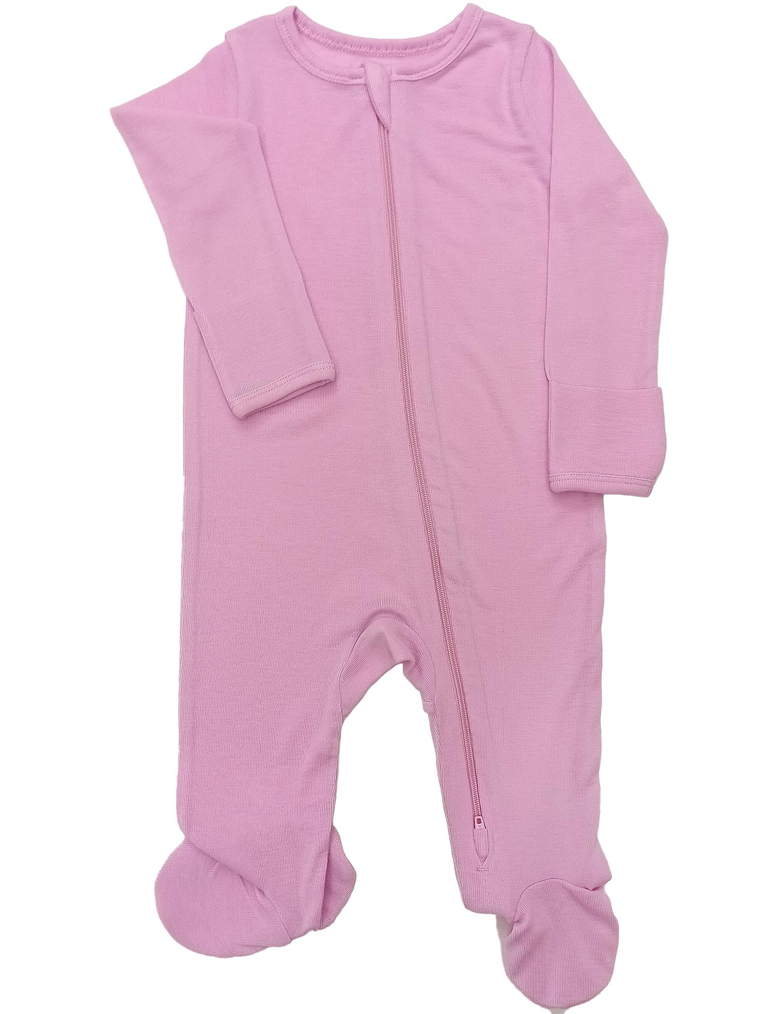 Wonder So Soft Modal by Wonder Nation Baby Unisex Two-Way Zipper Footed Sleep N Play Pajamas, Sizes Preemie-6/9 Months