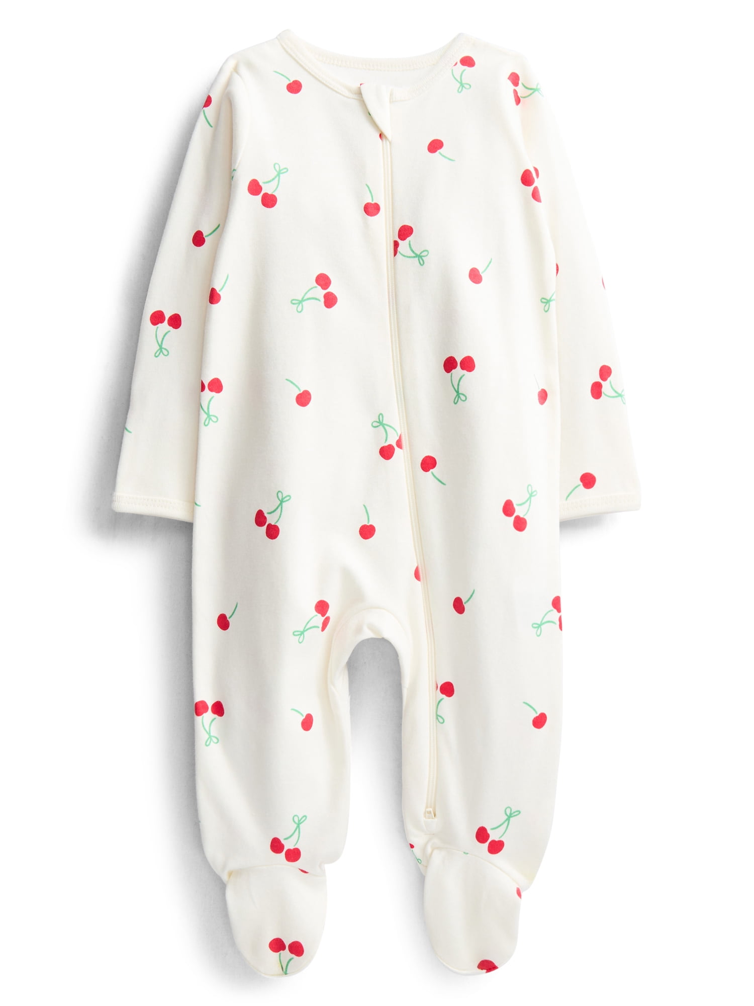 Wonder Nation Organic Cotton Baby Unisex Zip Front Footed Sleep N Play Pajamas, Sizes Preemie-6/9 Months
