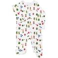 thumbnail image 1 of Wonder Nation Baby Gender Neutral Zip Front Footed Sleep N Play Pajamas, Sizes Preemie-6/9 Months, 1 of 1