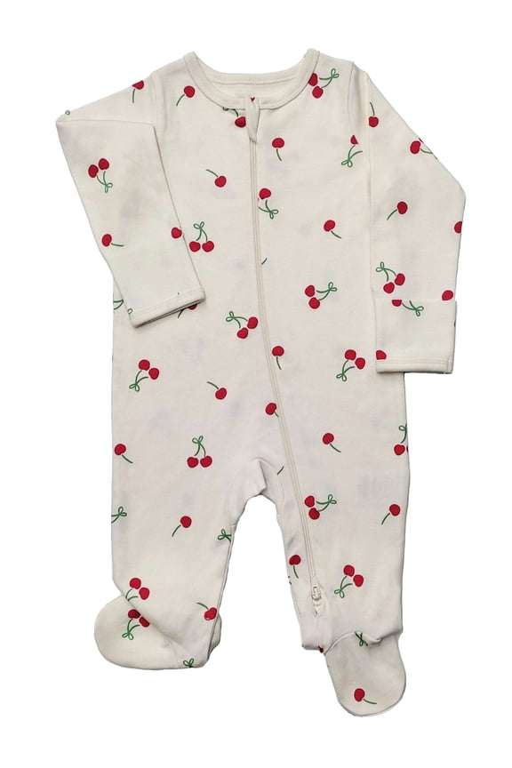 Baby Boys or Girls Zip Front Footed Pajamas, Sizes Preemieie-6/9 Months