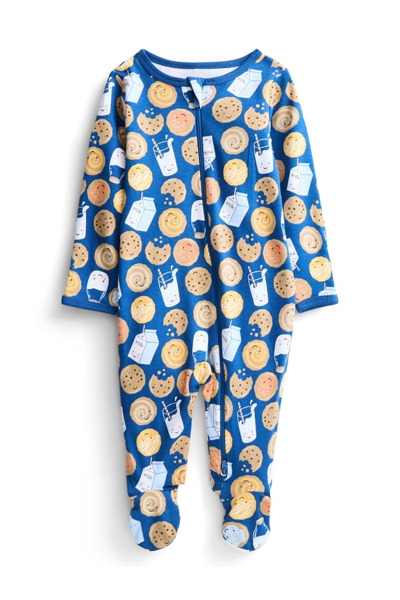 Baby Boys or Girls Zip Front Footed Pajamas, Sizes Preemieie-6/9 Months