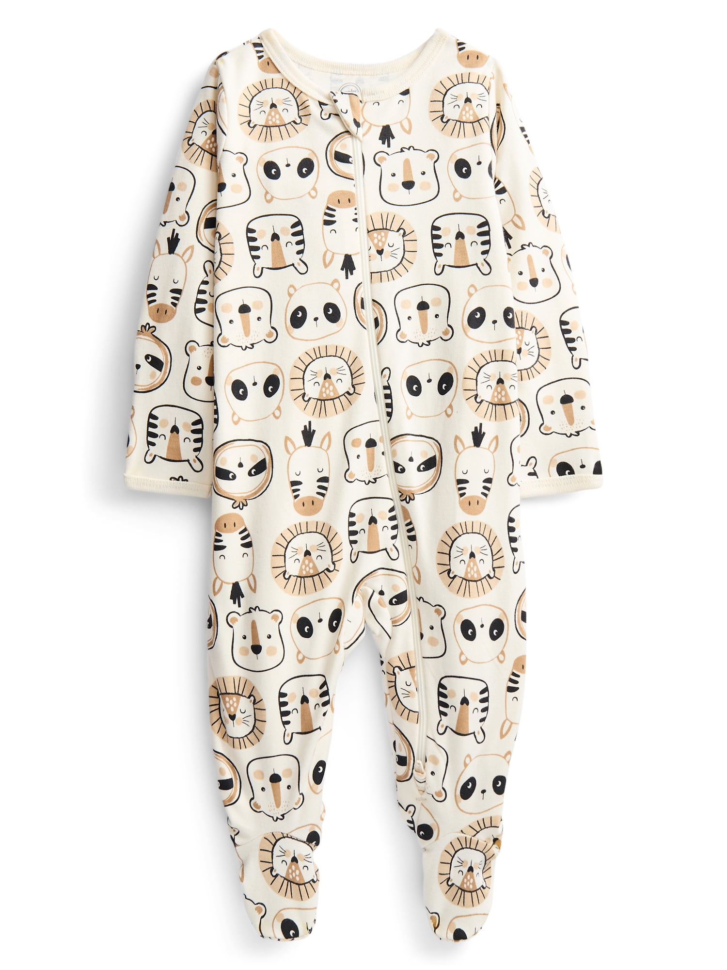 Wonder Nation Baby Sleep N Play Footed Pajamas Preemie to 6/9