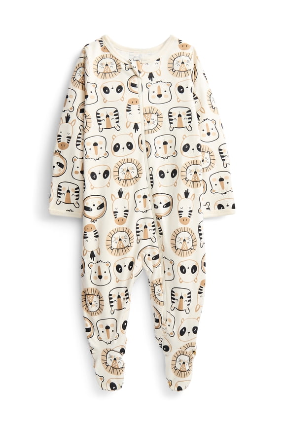 Baby Boys or Girls Zip Front Footed Pajamas, Sizes Preemieie-6/9 Months