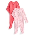 thumbnail image 1 of Wonder So Soft Modal by Wonder Nation Baby Unisex Two-Way Zipper Footed Sleep N Play Pajamas, 2-Pack, Sizes Preemie-6/9 Months, 1 of 3