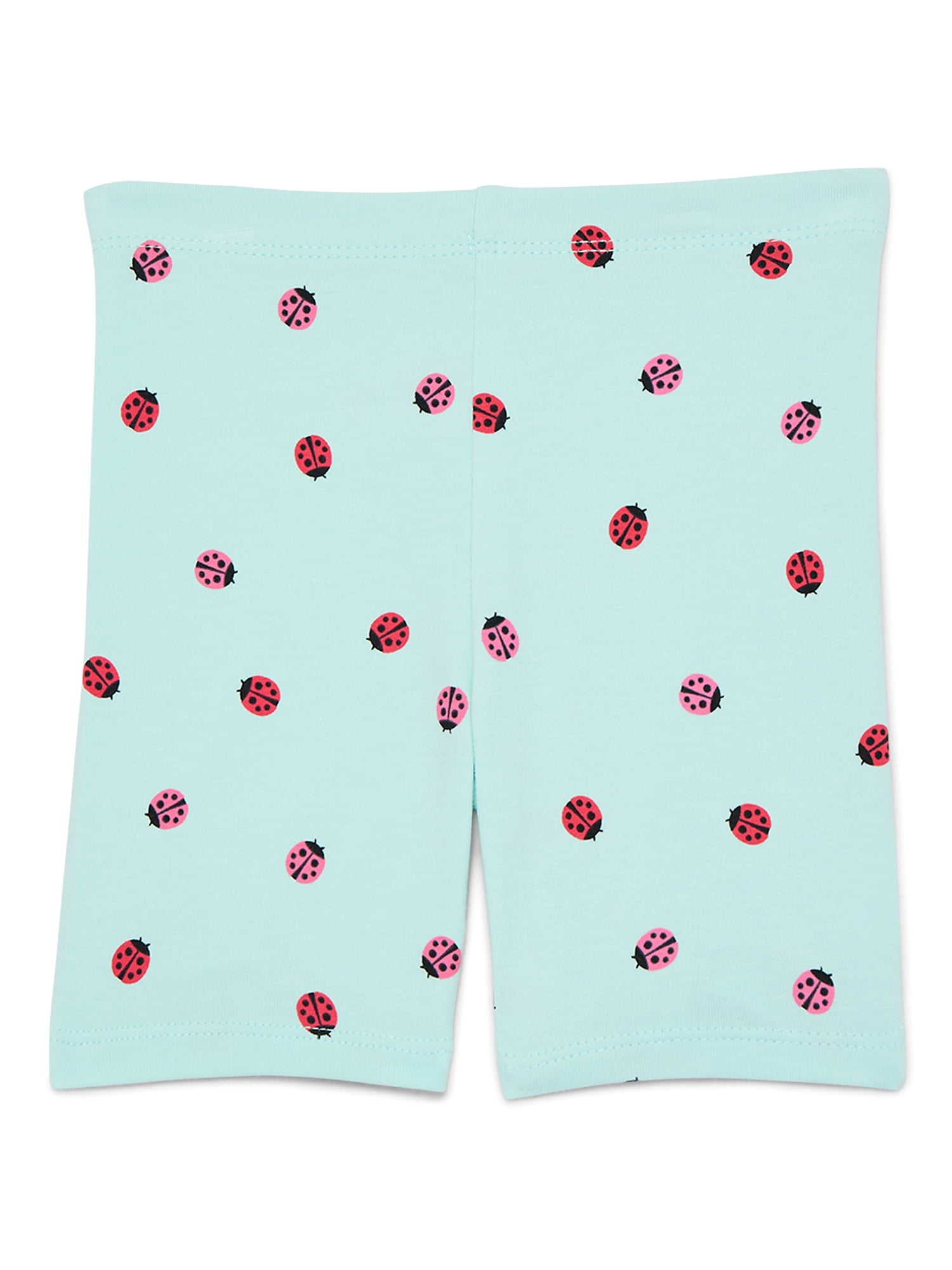 Wonder Nation Toddler Girl Solid and Printed Biker Shorts, Sizes 18M-5T