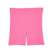 Wonder Nation Toddler Girl Solid and Printed Biker Shorts, Sizes 18M-5T