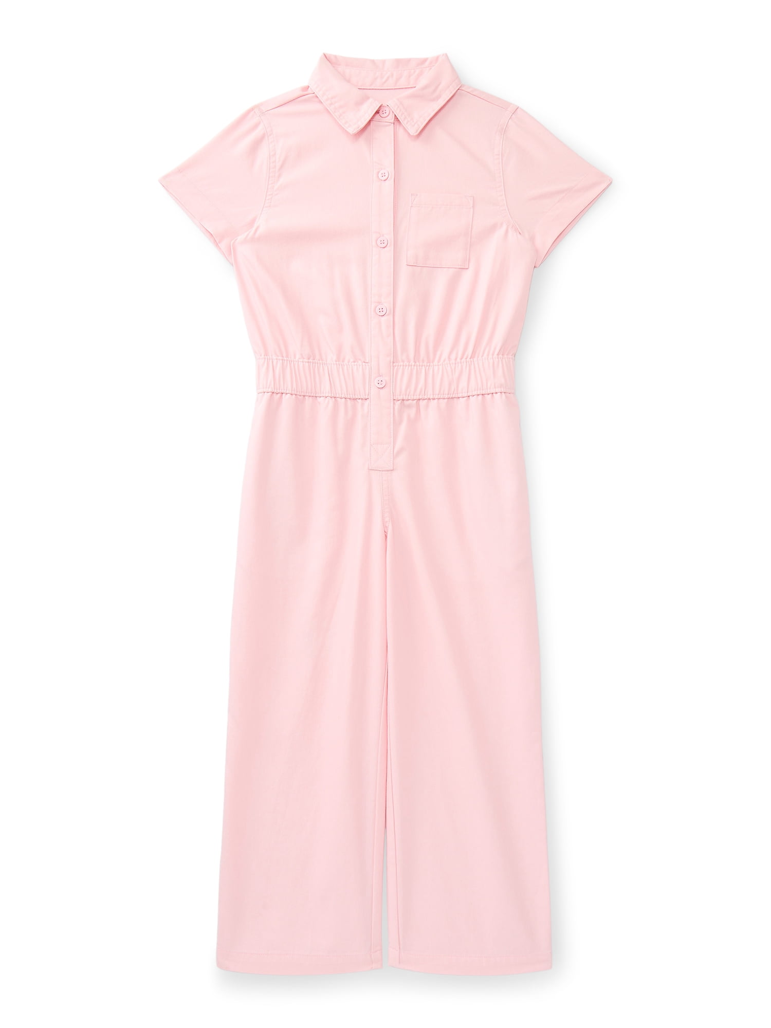 Wonder Nation Girls Boiler Jumpsuit, Sizes 4-18 & Plus