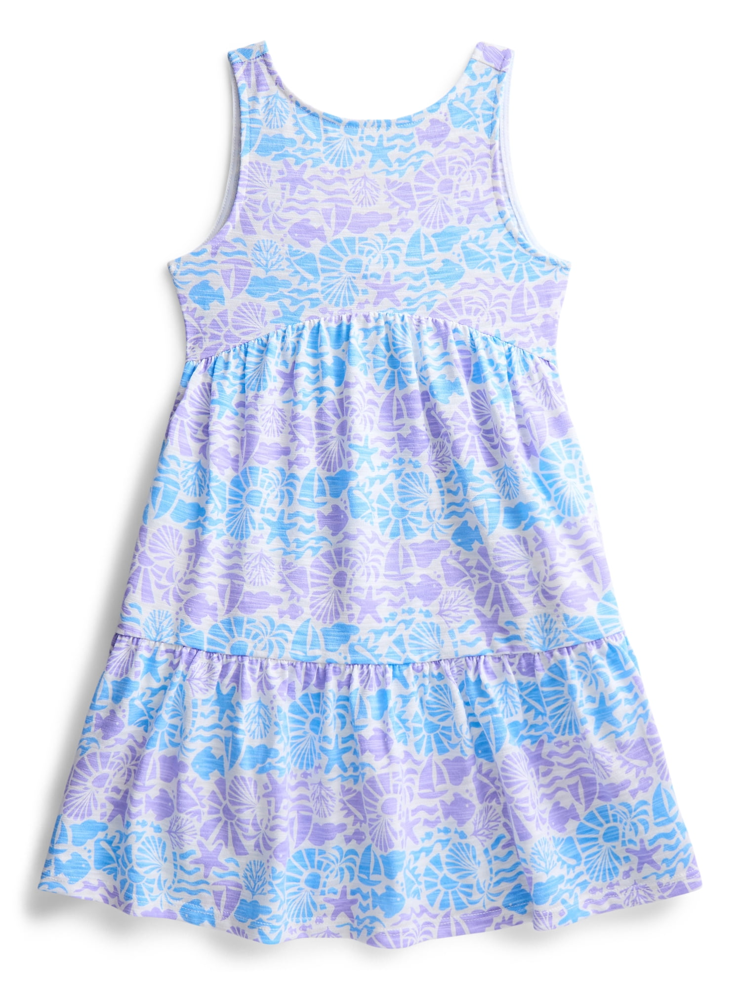 Wonder Nation Girls' Back Bow Sleeveless Dress, Sizes 4-18 & Plus