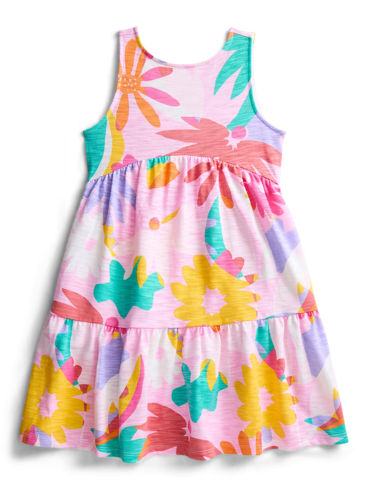 Wonder Nation Girls' Back Bow Sleeveless Dress, Sizes 4-18 & Plus