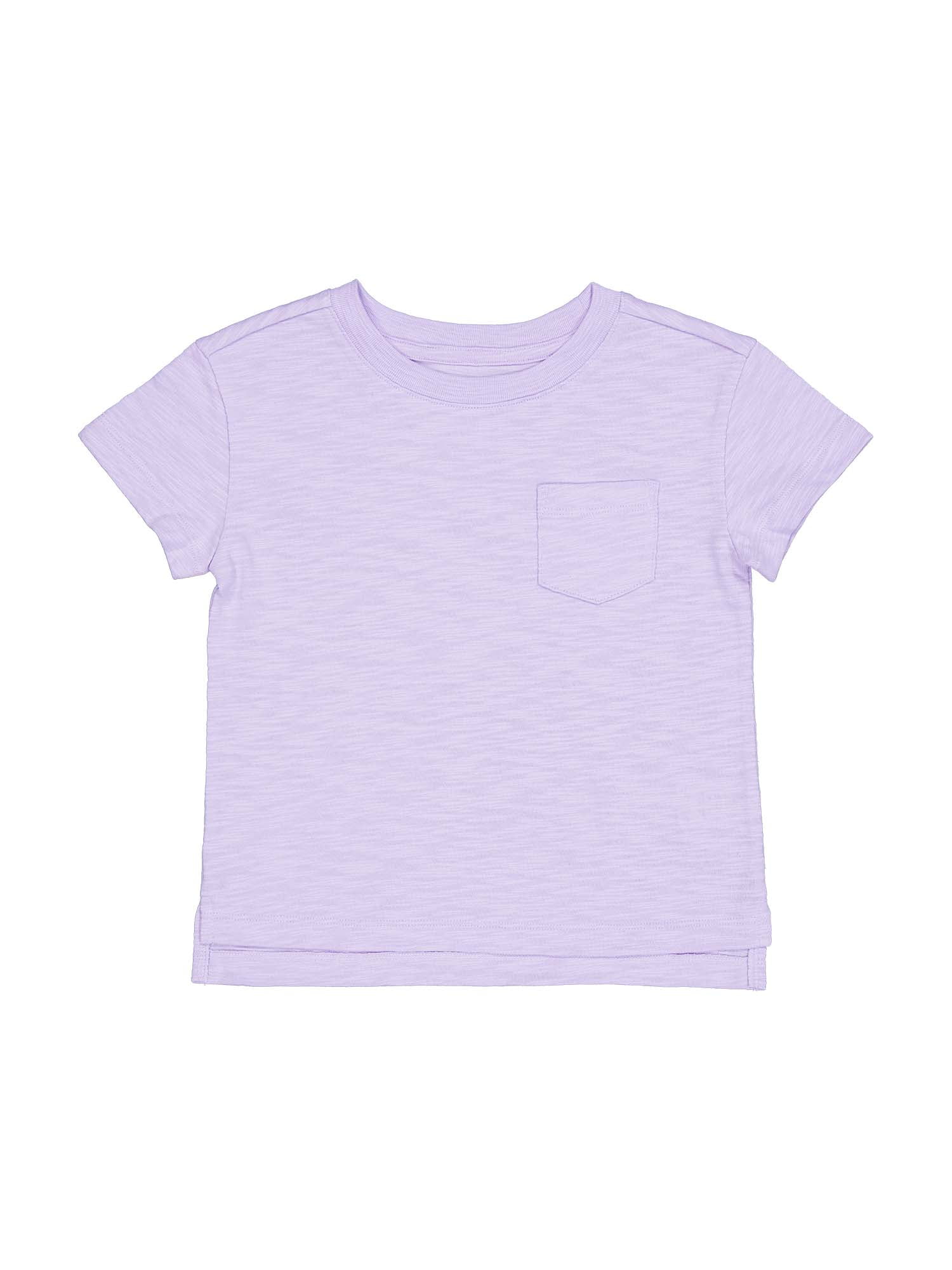 Wonder Nation Short Sleeve Boxy Pocket Tee, Size 4-18 & Plus