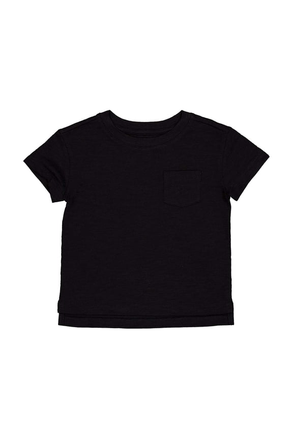 Short Sleeve Boxy Pocket Tee, Size 4-18 & Plus