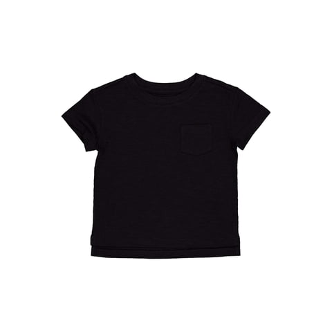 Short Sleeve Boxy Pocket Tee, Size 4-18 & Plus